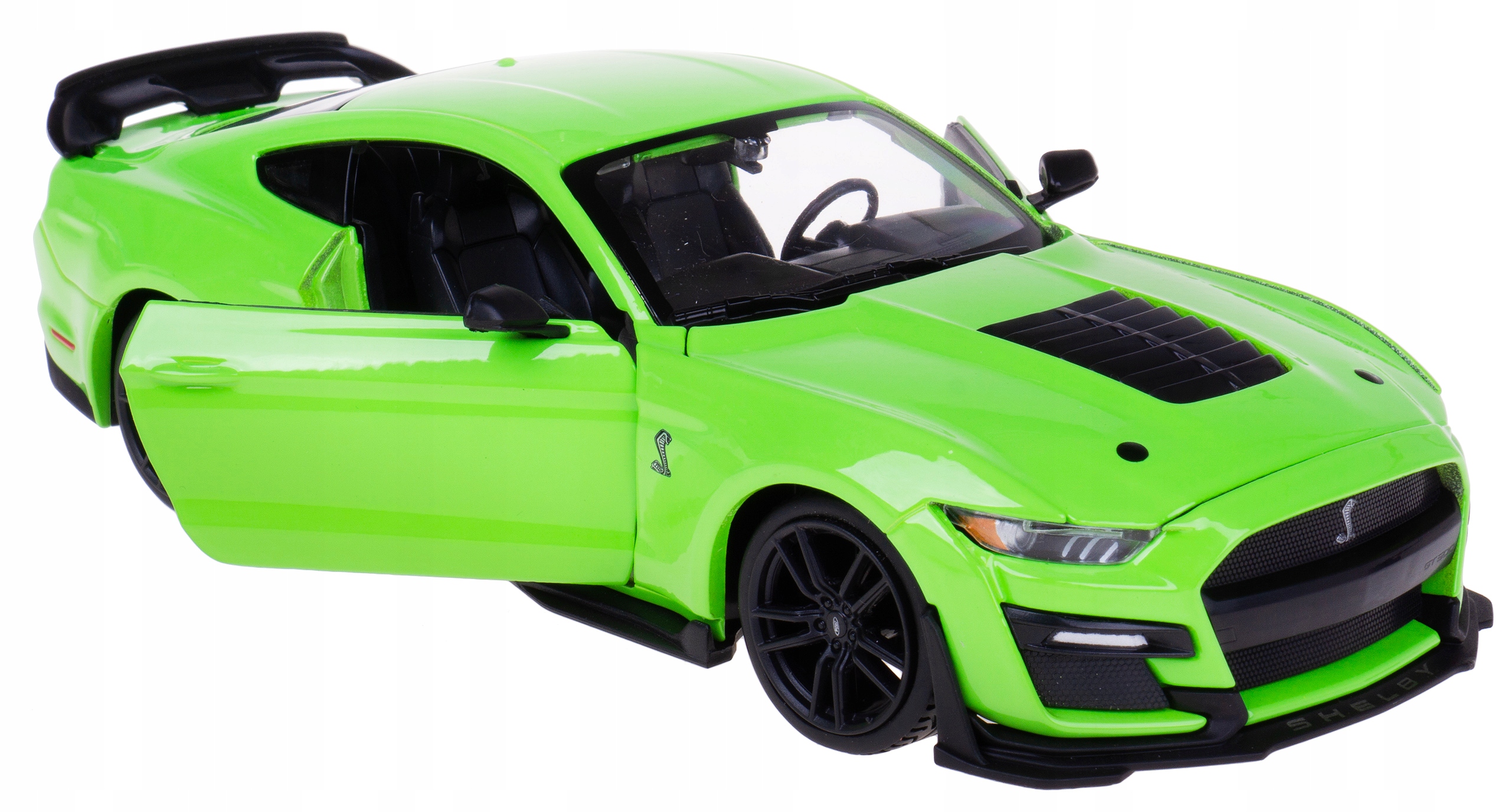 Ford Mustang Shelby GT500 2020 Model Kovový Maisto 1:24 Zelený