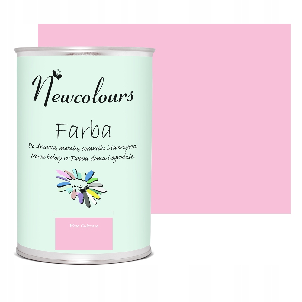 Farba do mebli Newcolours 900 ml Wata Cukrowa