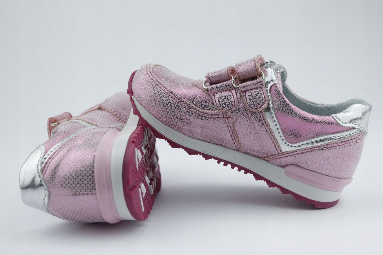 BUTY DZIEWCZĘCE R.21 RÓŻOWE RZEPY KORNECKI 4887 Kolor różowy