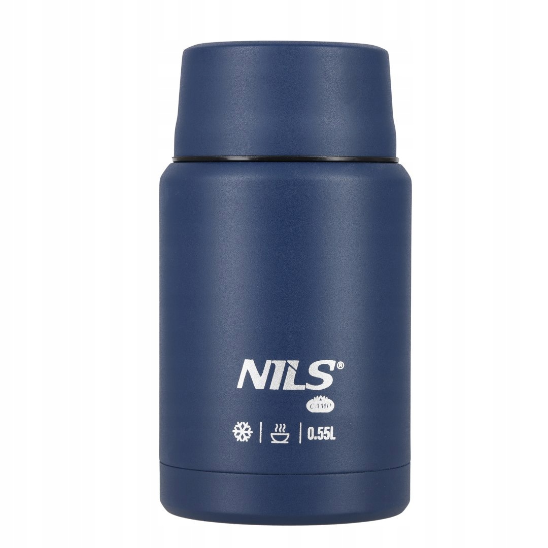 NC3807 Termos Obiadowy 550ML Niebieski Nils Camp