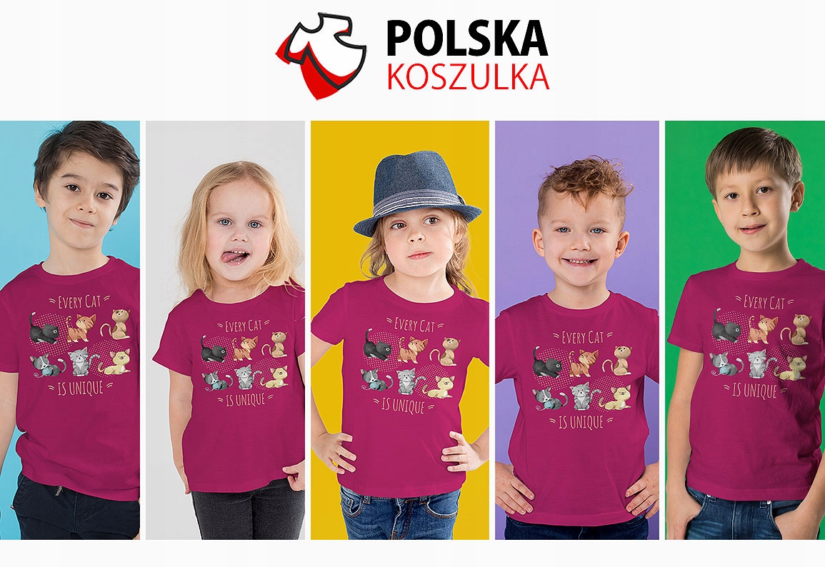 T-SHIRT KOSZULKA DLA DZIECKA KOTY KOTKI 164 SUPER JAKOŚĆ Rodzaj gadżetu filmowy gamingowy książkowy, komiksowy muzyczny