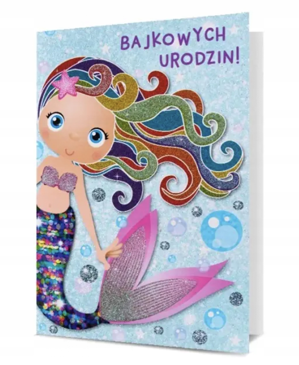 Kartka urodzinowa dla Dziewczynki pięknie zdobiona