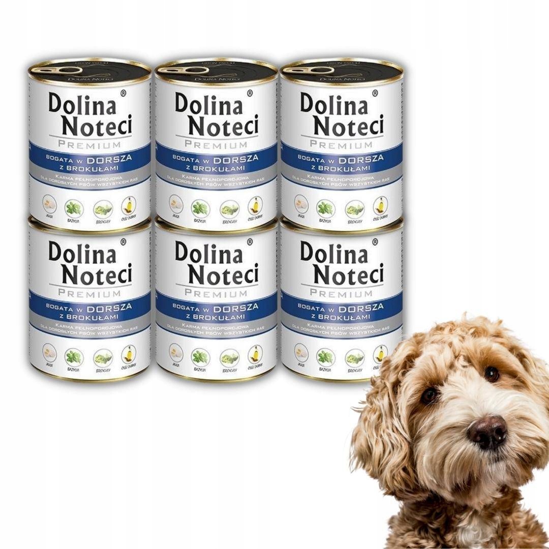 Levně Dolina Noteci Pro Psa Tresky 6x800g Krmivo Mokré