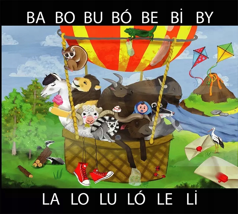 Obrazkowe sylaby Ba La