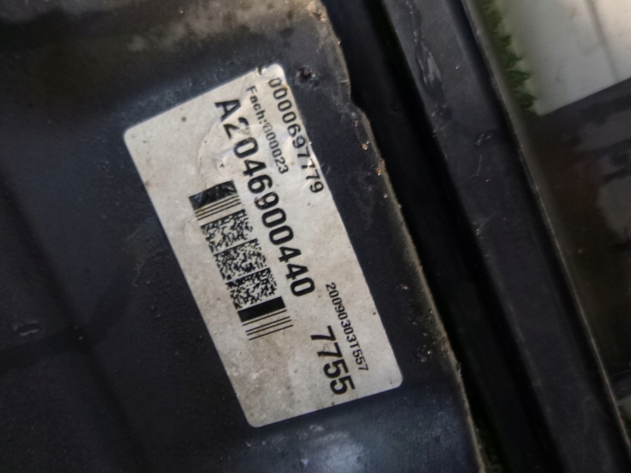 C-KLASA W204 KOMBI lišta prahová pravá levá C755
