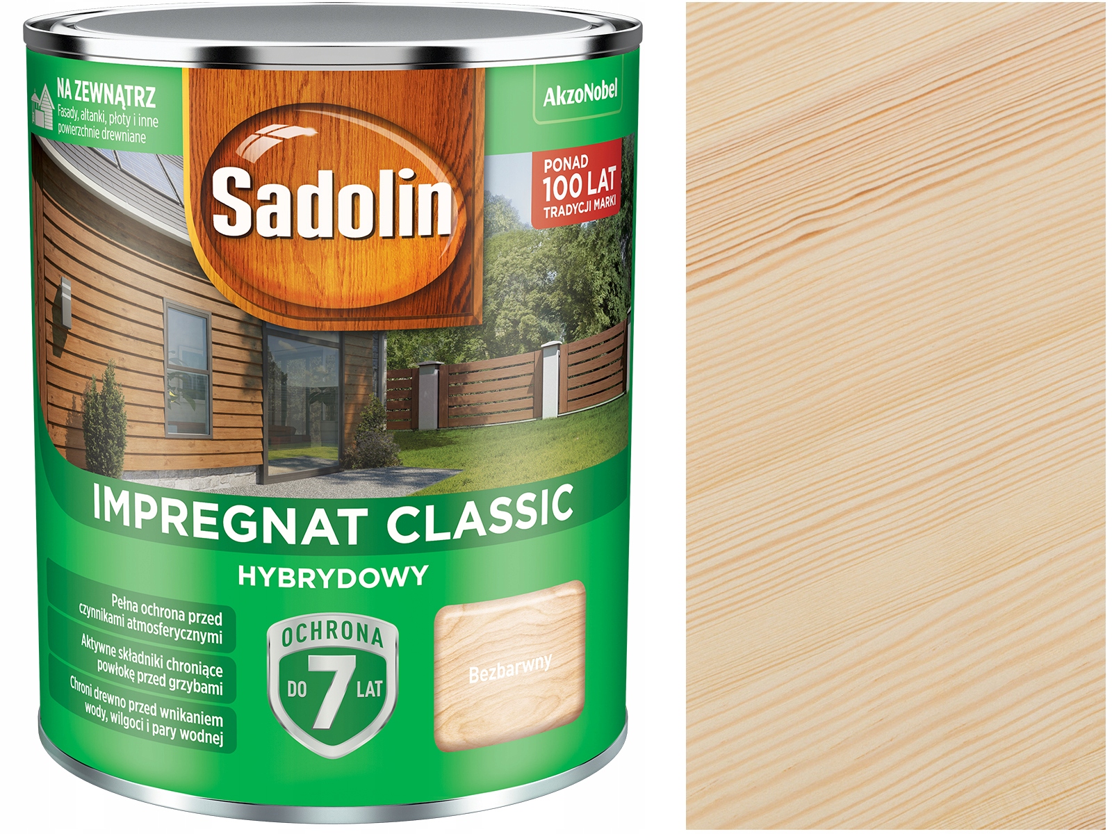 

Sadolin Classic Hybrydowy Bezbarwny 0,75L