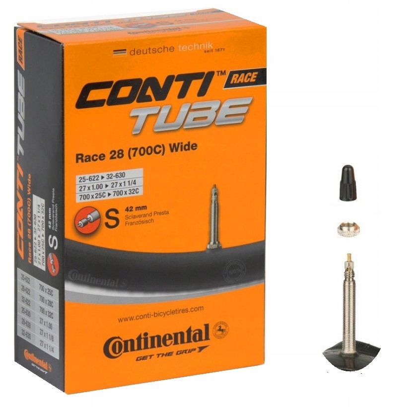

dętka Continental Race 28 700x25-32 FV42mm presta