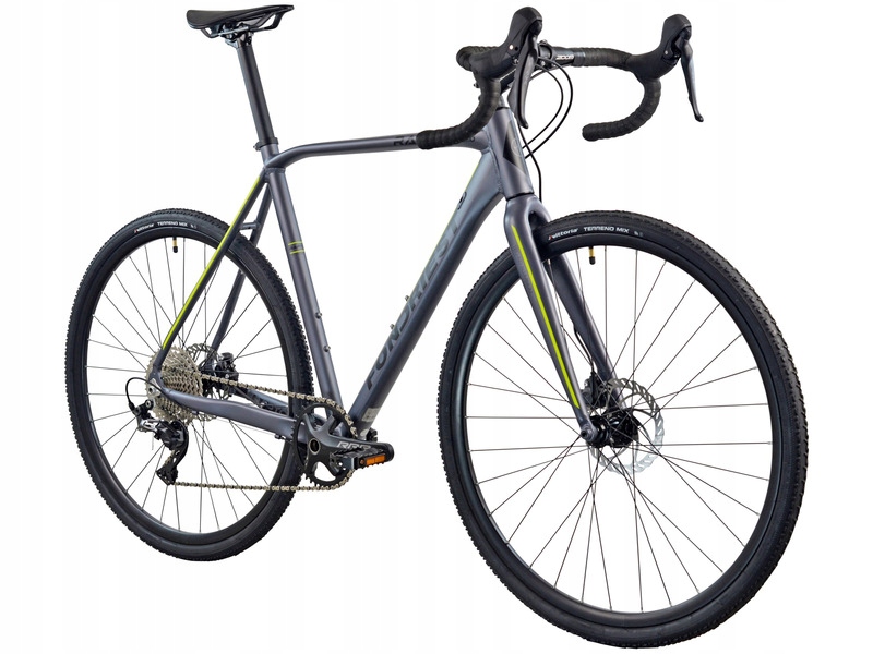 Rower gravel Fondriest Raptor 2.0 M20 28 cali męski Czarno-szary