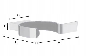 Uchwyt na suszarkę prostownicę SMEDBO AK 323 EAN (GTIN) 7391447045772