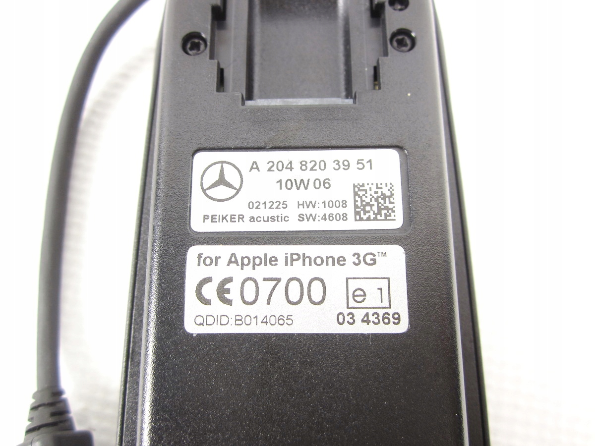Adapter bracket telefonu iPhone Mercedes CL W216 C216