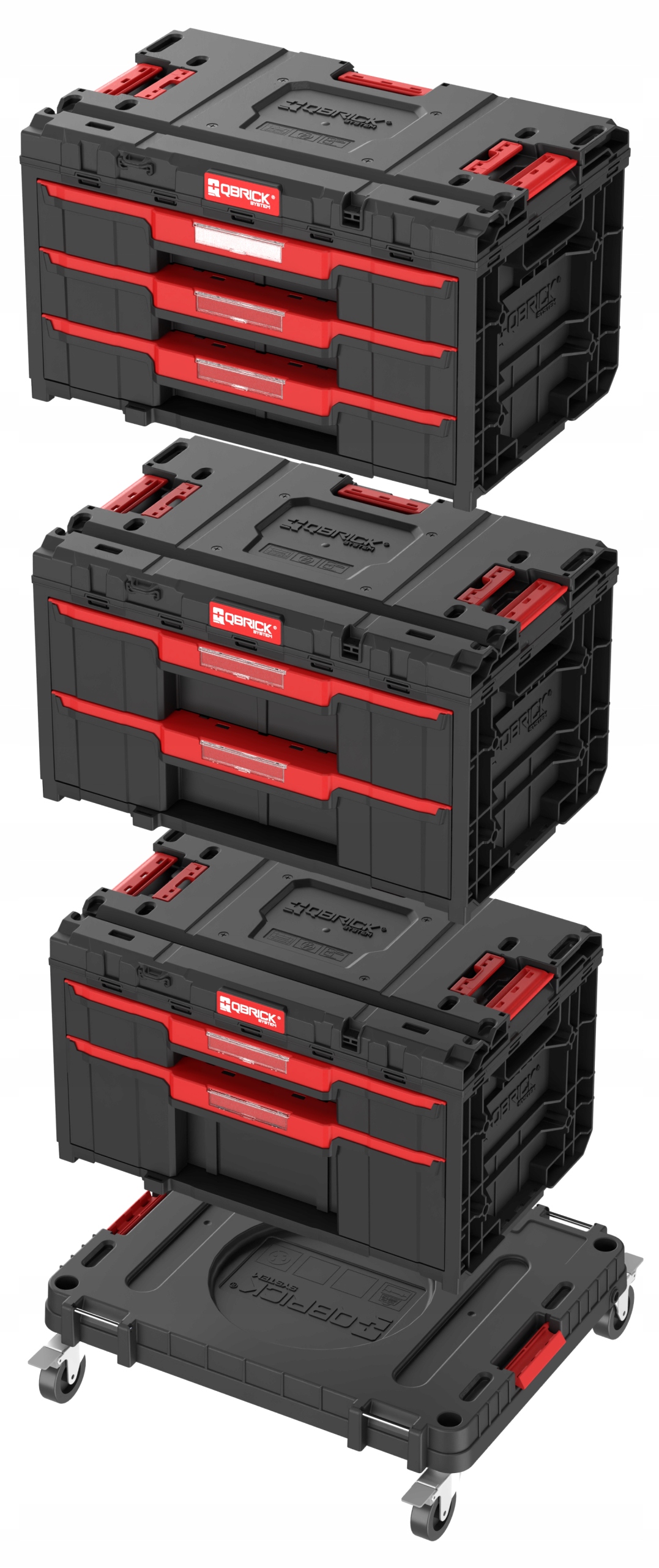 Sada skříní se zásuvkami na platformě Qbrick – systém One Drawer