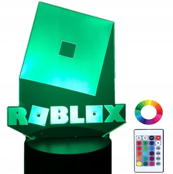 

Lampka Nocna 3D Led Roblox Grawer Imię