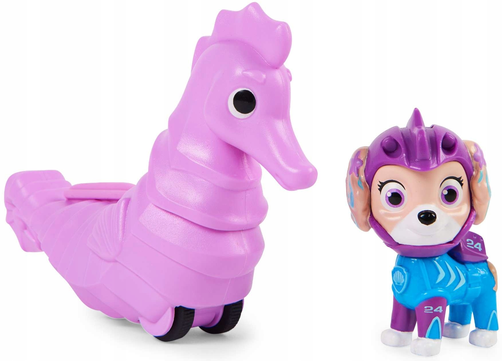 

Zestaw Psi Patrol Aqua Pups Figurka Coral Konik