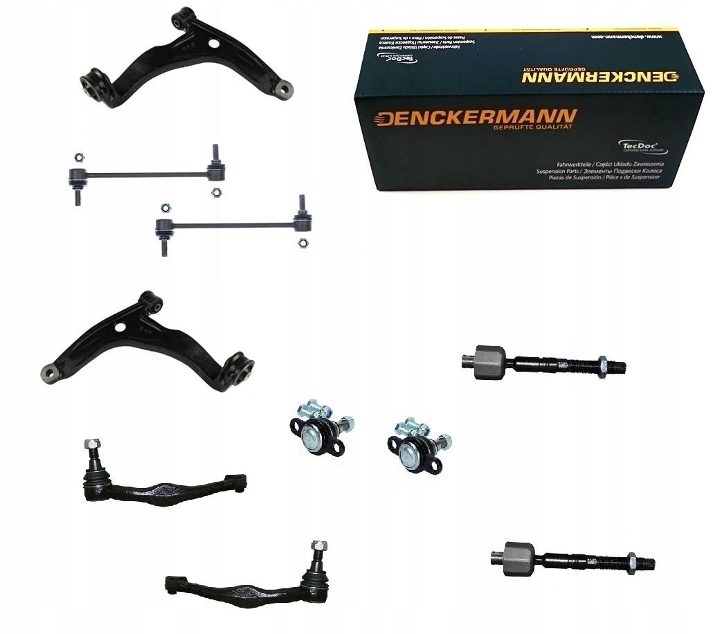 Ramena Spojky Koncovek Vw Transporter T5 2003-2011 Přední Sada 10KS