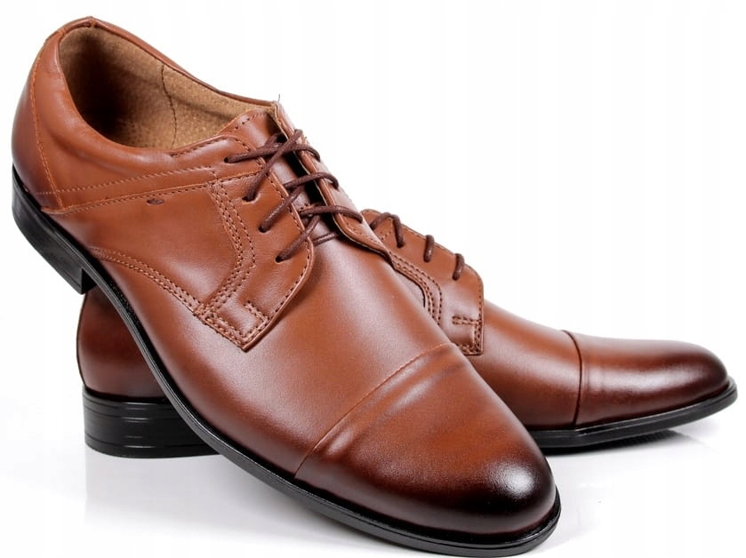 Pánské Polobotky Z Kůže, Pantofle Hnědé Lícové, Pohodlné