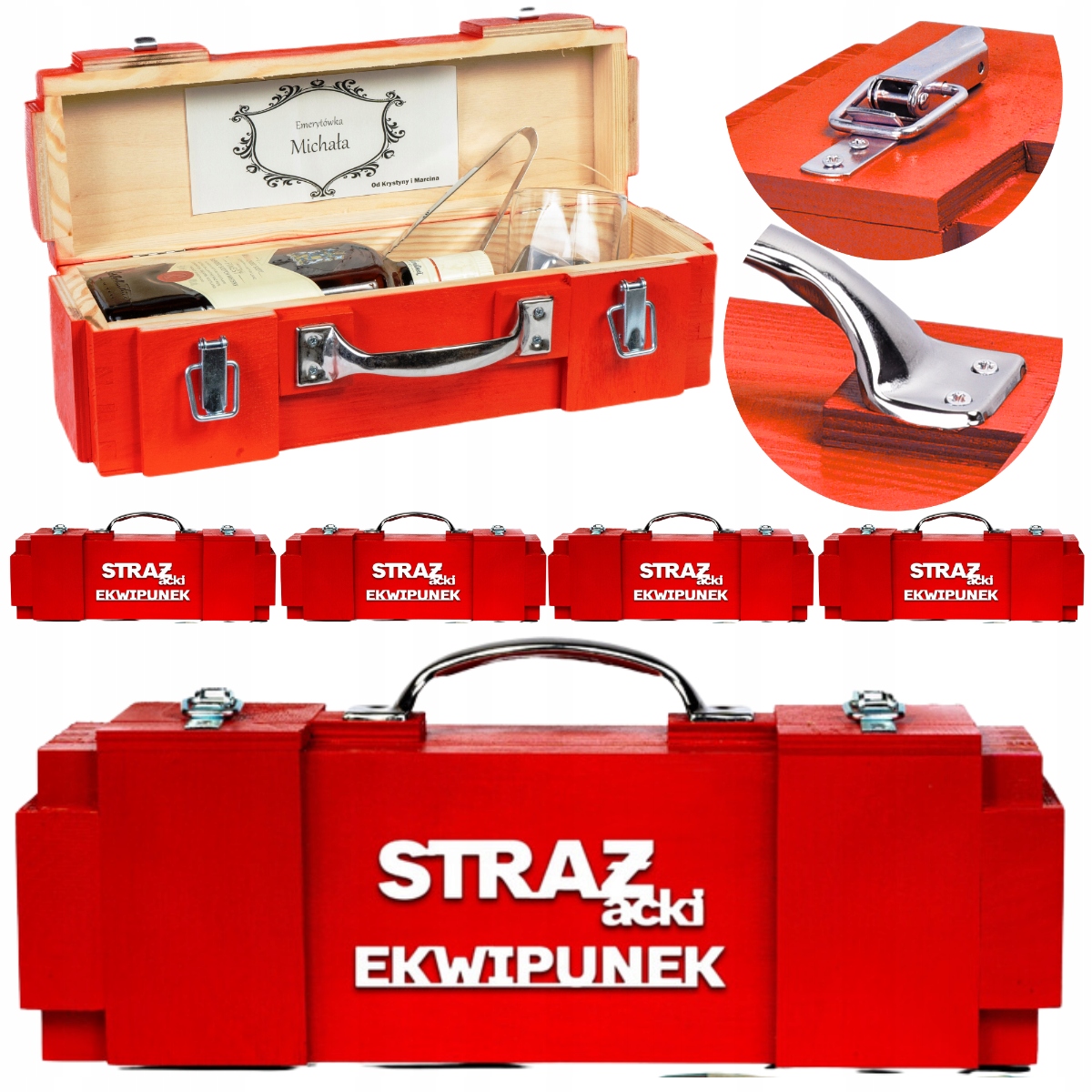 krabička na alkohol s gravírováním Dárek pro hasiče k narozeninám
