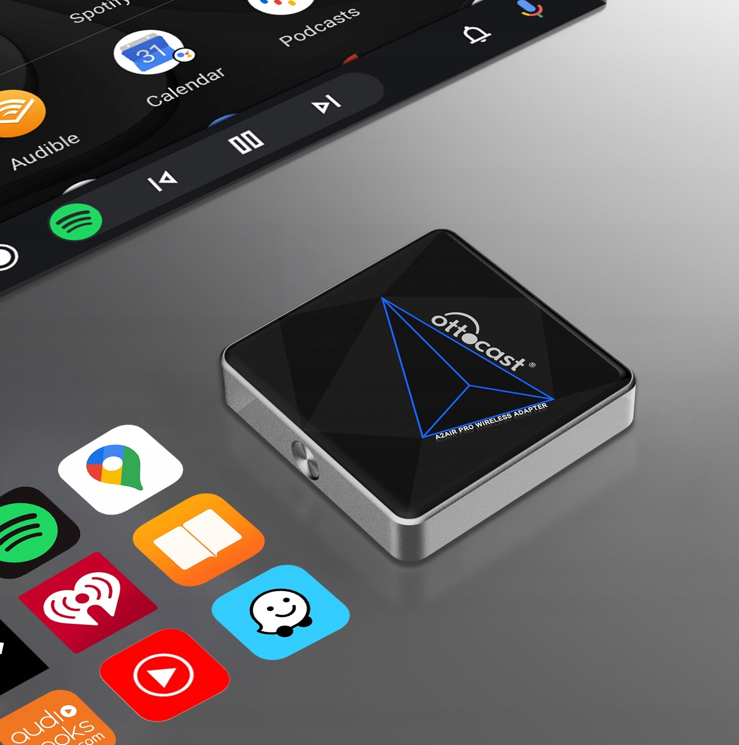 Ottocast A2Air Pro Bezprzewodowy Android Auto Montaż brak informacji