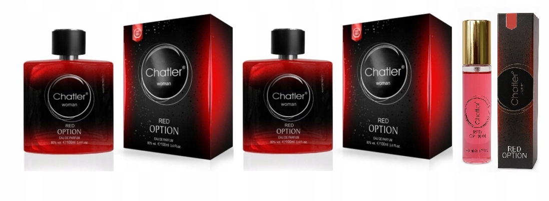 Chatler Red Option Woman 2x100 ml 30 ml parfémovaná voda