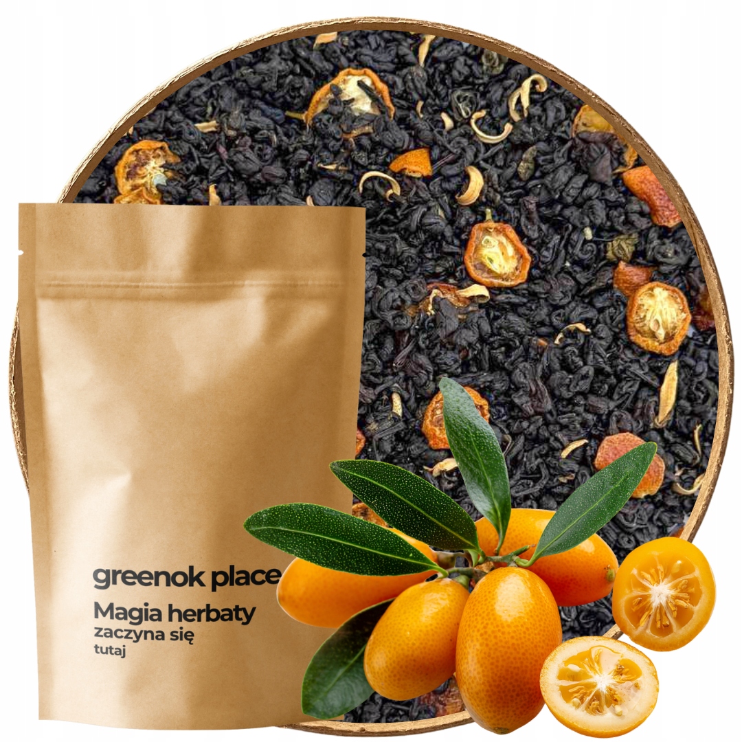 Čaj černý Sladký Západ Slunce 1000 g mléčný kumquat milk ovoce