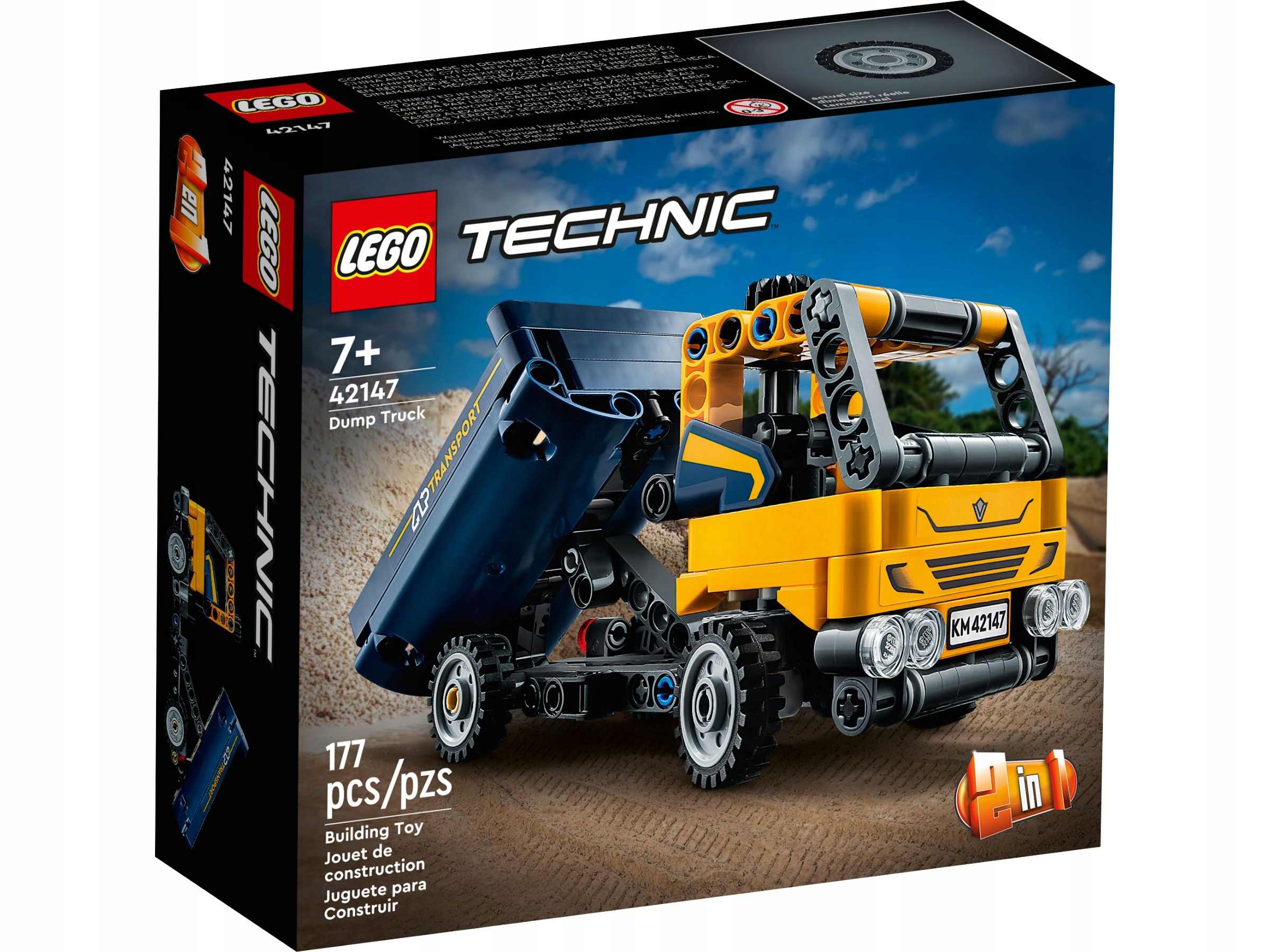 Lego 42147 Technic Sklápěč 2 vozidel v 1 2v1 Nové