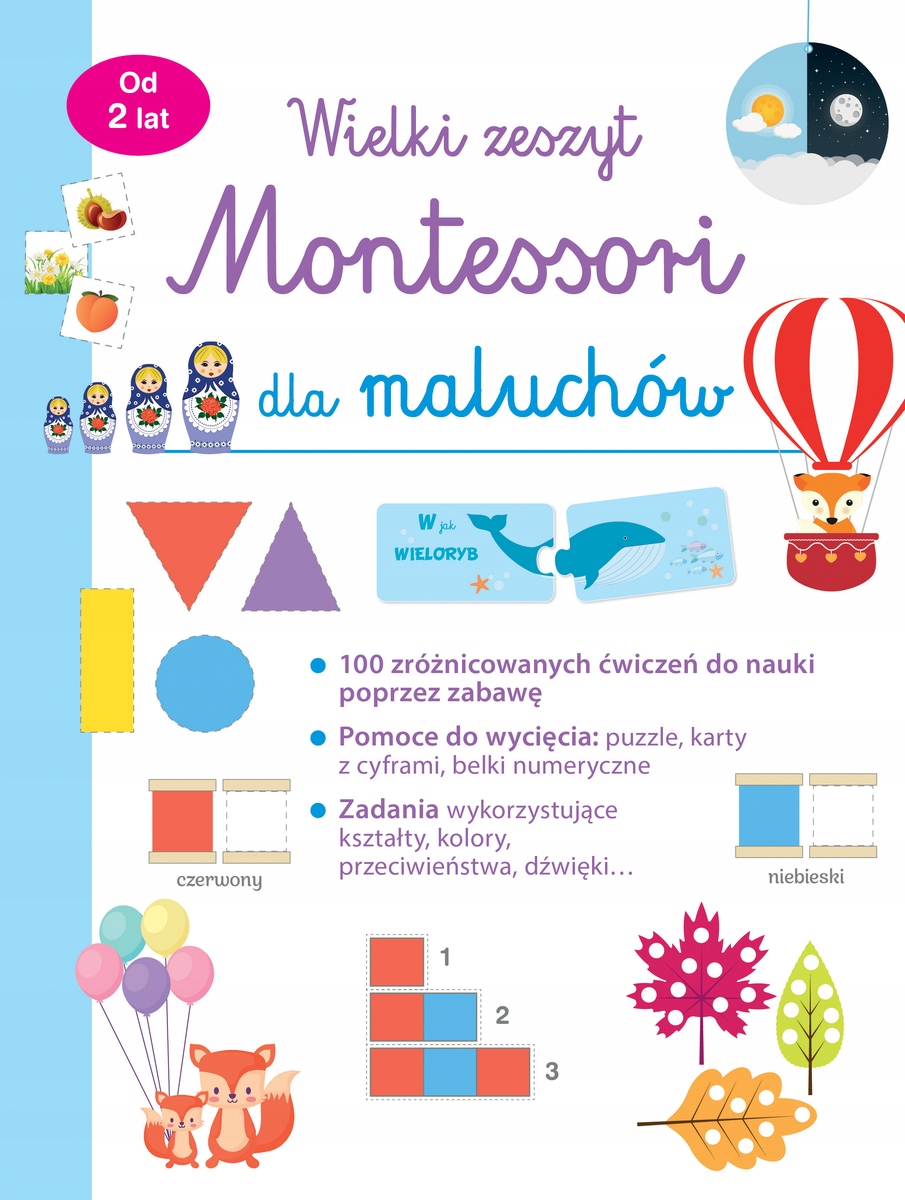 

Mój wielki zeszyt Montessori dla maluchów