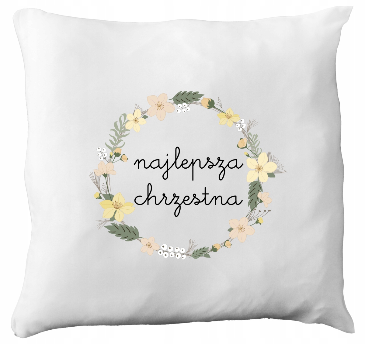 

Poduszka dla chrzestnej dedykacja, 2