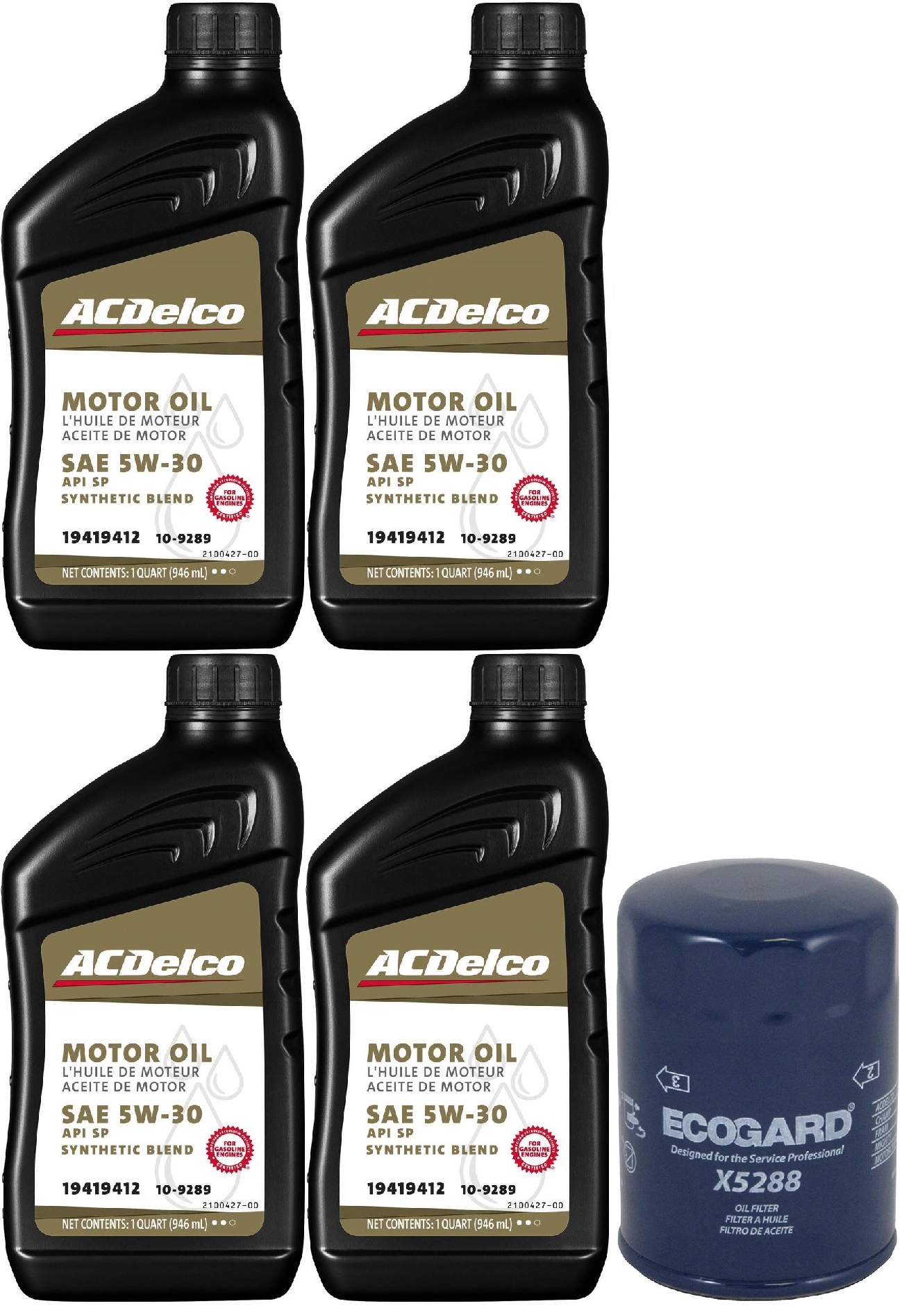 Acdelco 5W30 Filtr Chevrolet Malibu 3,5 09-10