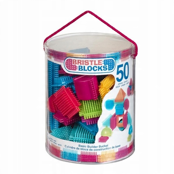 

B.Toys Klocki jeżyki w tubie 50 el. Basic Builder