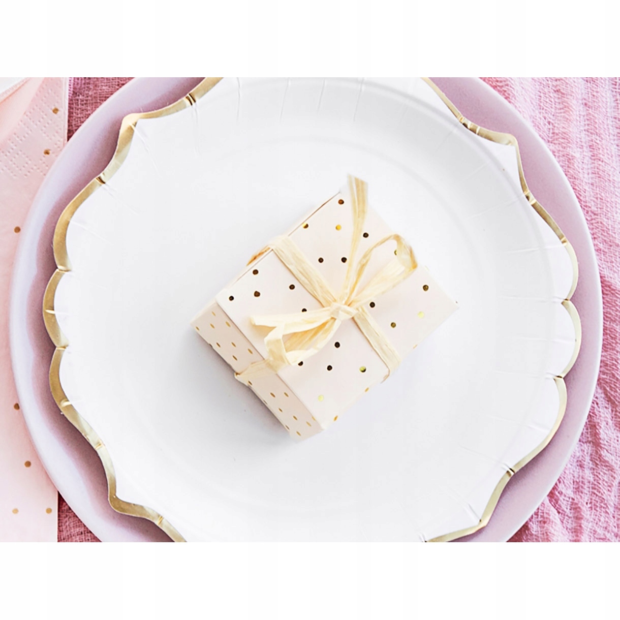 Wstążka Rafia dekoracyjna KREMOWA 5mm 10m Stan opakowania oryginalne