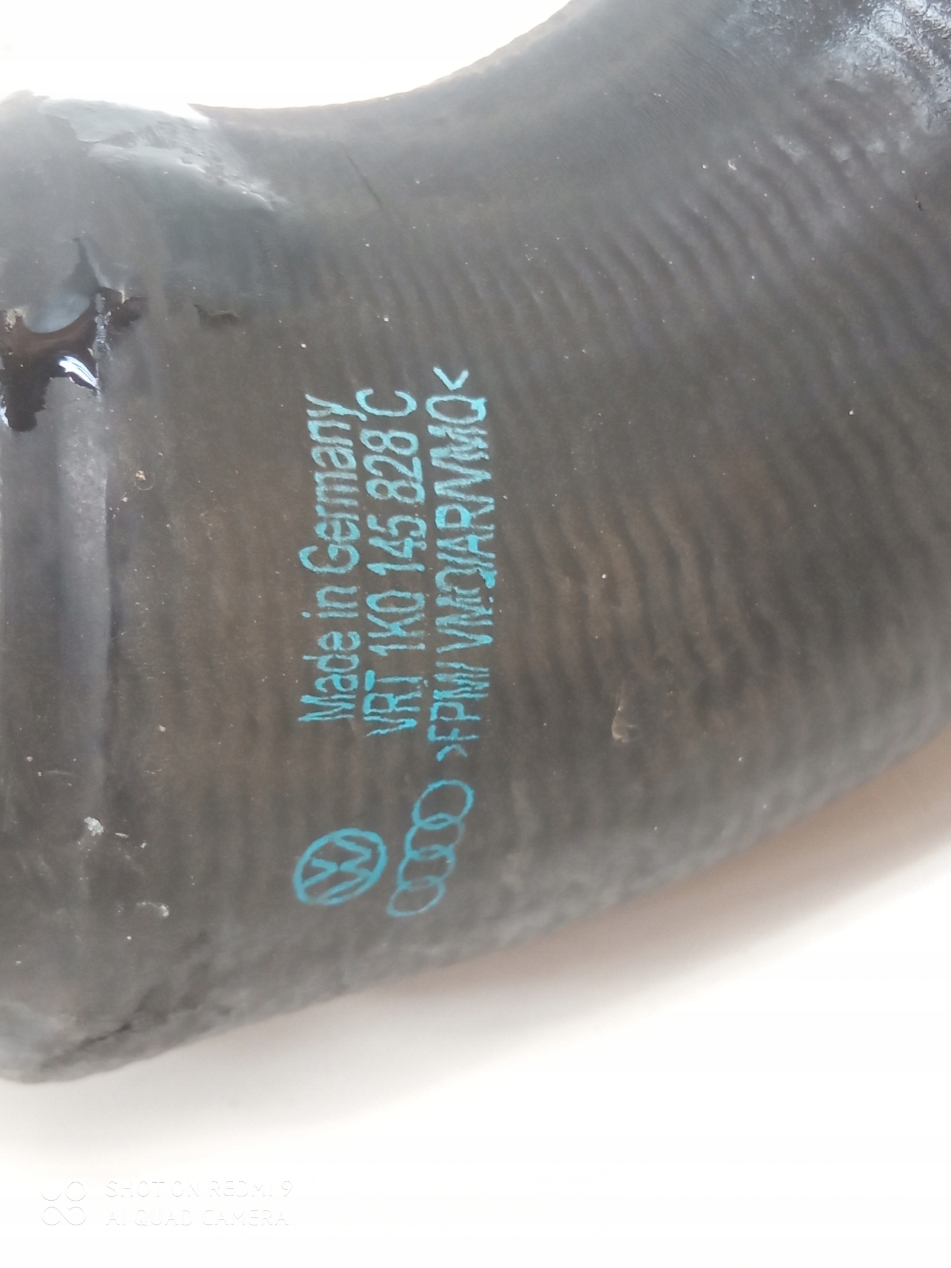 VW GOLF 5 V plus + trouba hadice intercoolera 1.4 TSI