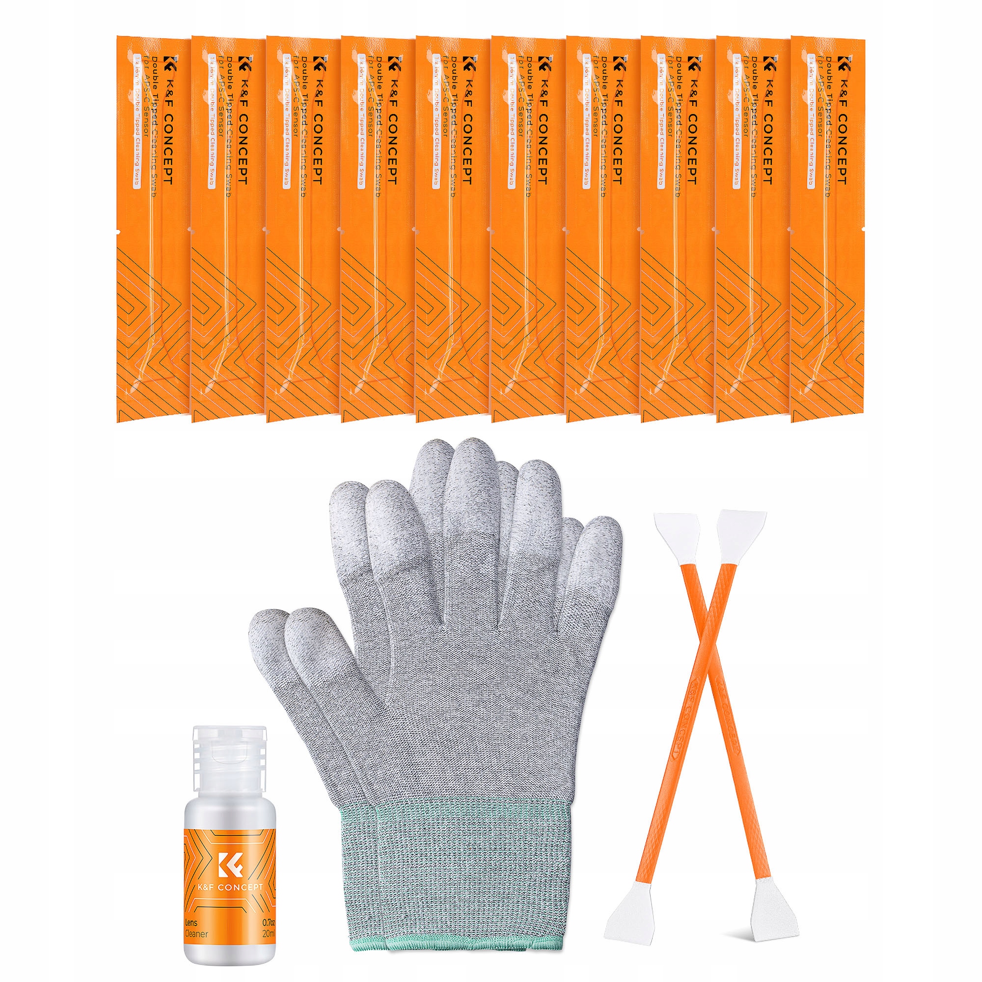 Zestaw czyszczący K&F Concept do matryc APS-C Kod producenta KF4290