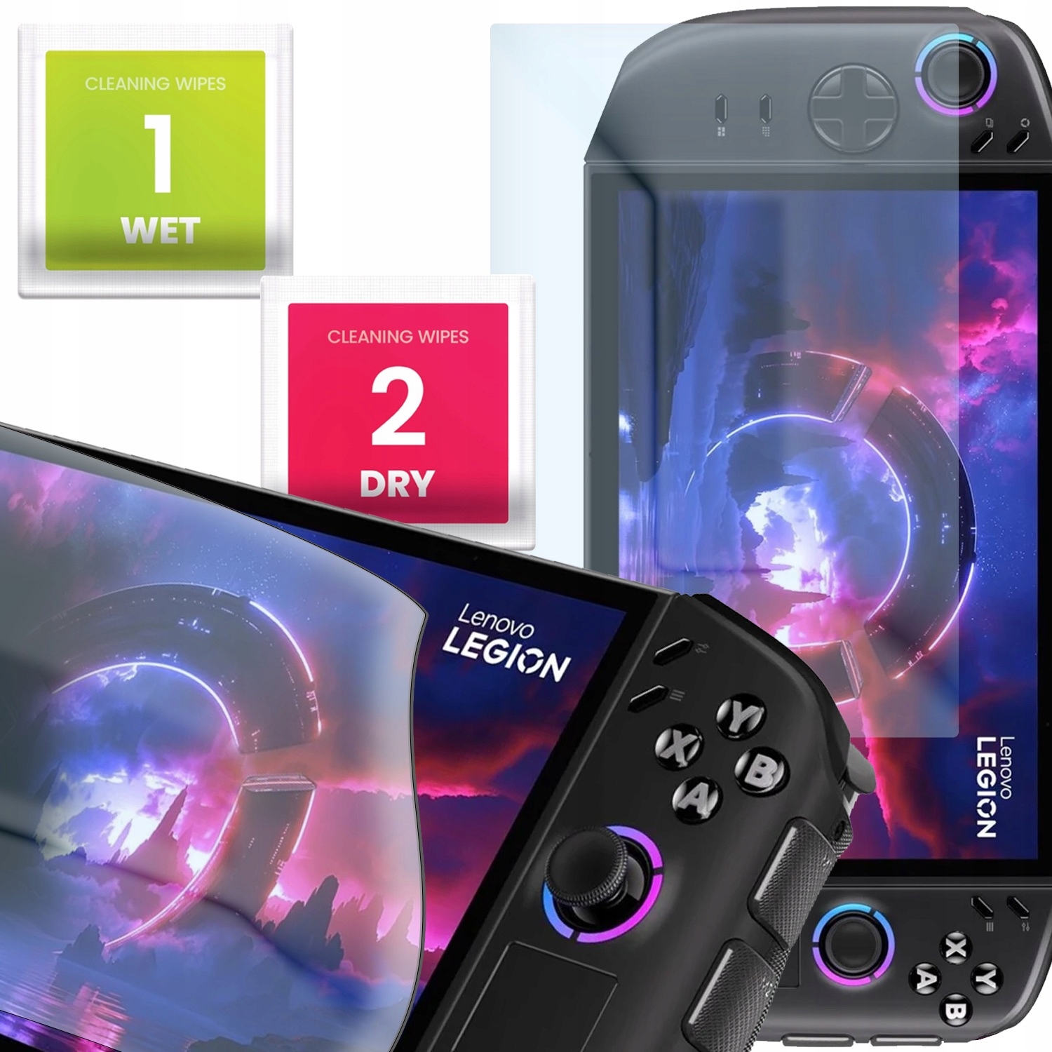 Szkło Hybrydowe Do Lenovo Legion Go 2 (Ochronne, Szybka 9H, Na Ekran, 2.5D)
