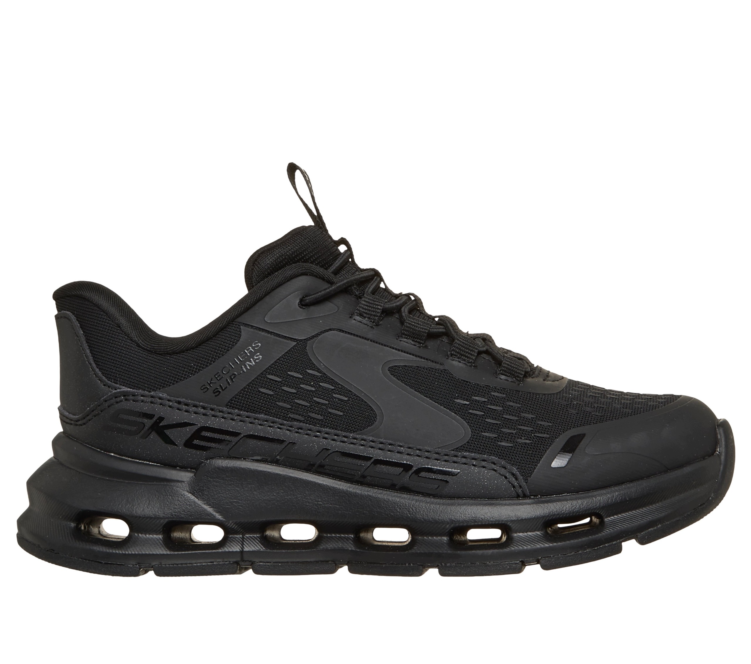Buty młodzieżowe Skechers Slip-ins: Glide-Step Vista Lane czarne 303654