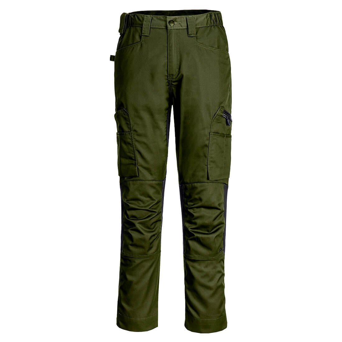 Kalhoty WX2 Eco Stretch s ventilačními panely Olivově zelená vel.