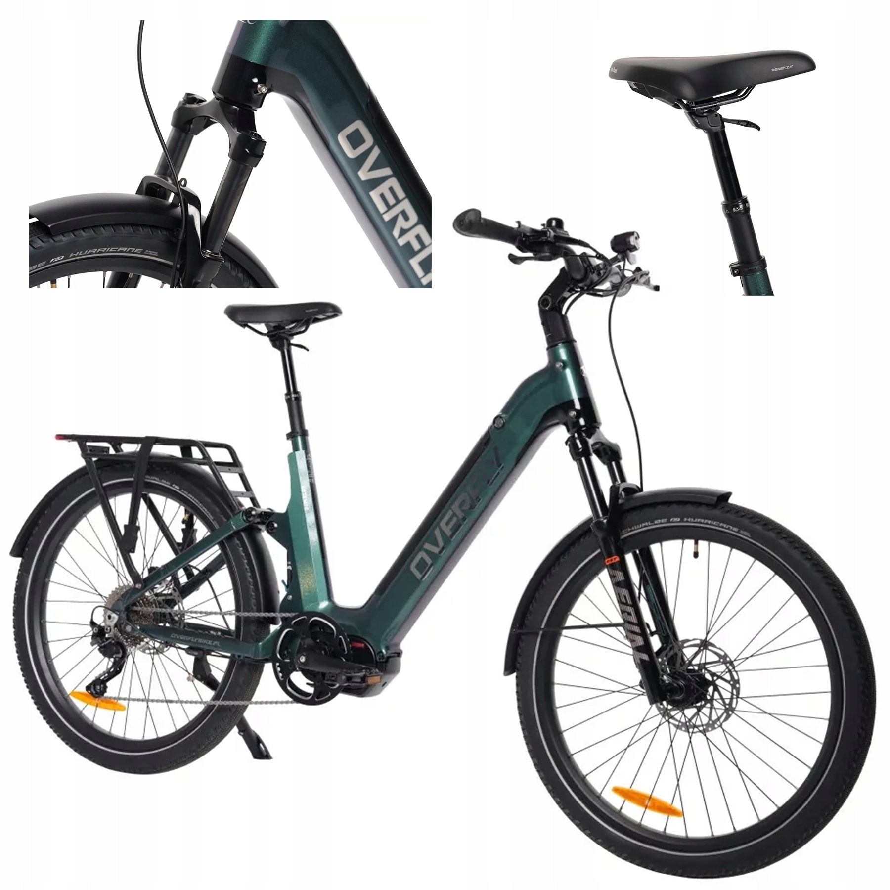 Rower Elektryczny Overfly Artemis 48V 557Wh 130NM Full Suspension Gps