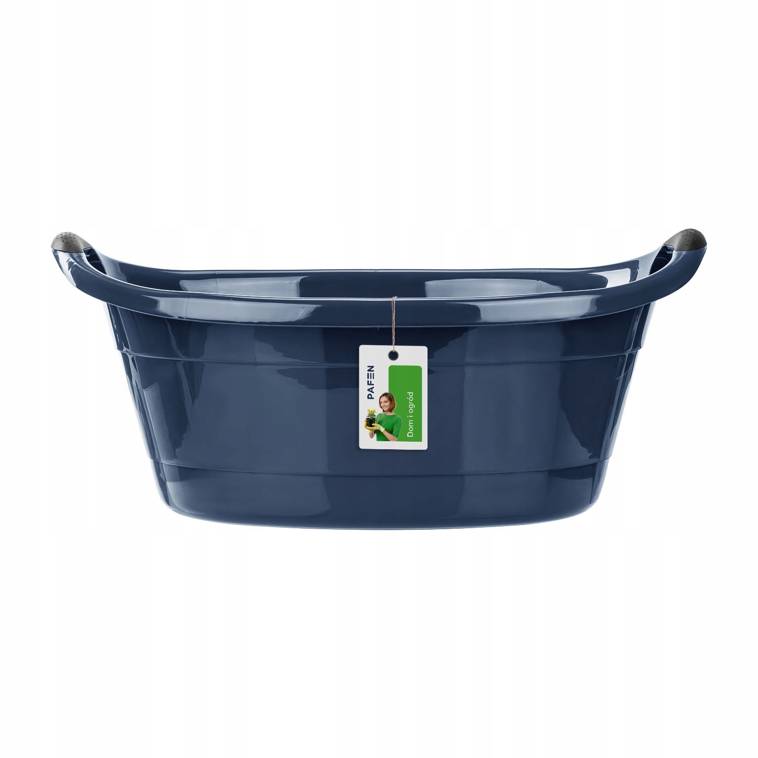 Miska 25L na pranie owalna 62cm niebieska Kolor niebieski