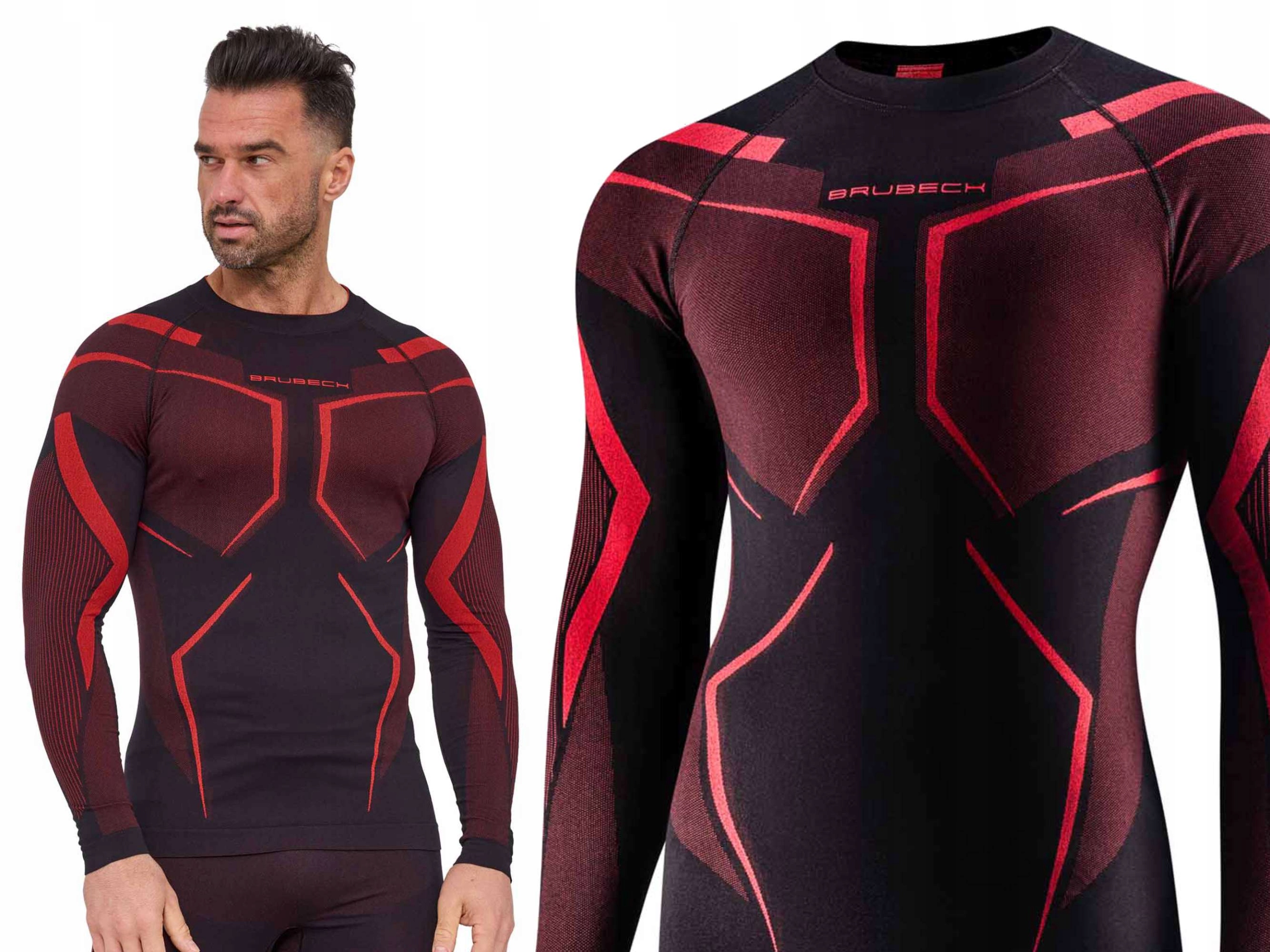 Termoaktywna Bluza Męska Brubeck Dry Podkoszulka Turystyczna W Góry -M