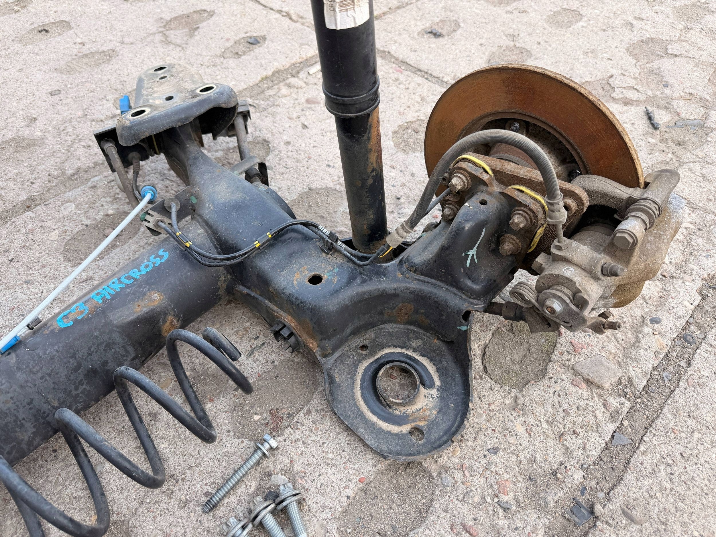 C3 Aircross suspension beam axis rear part rear complete