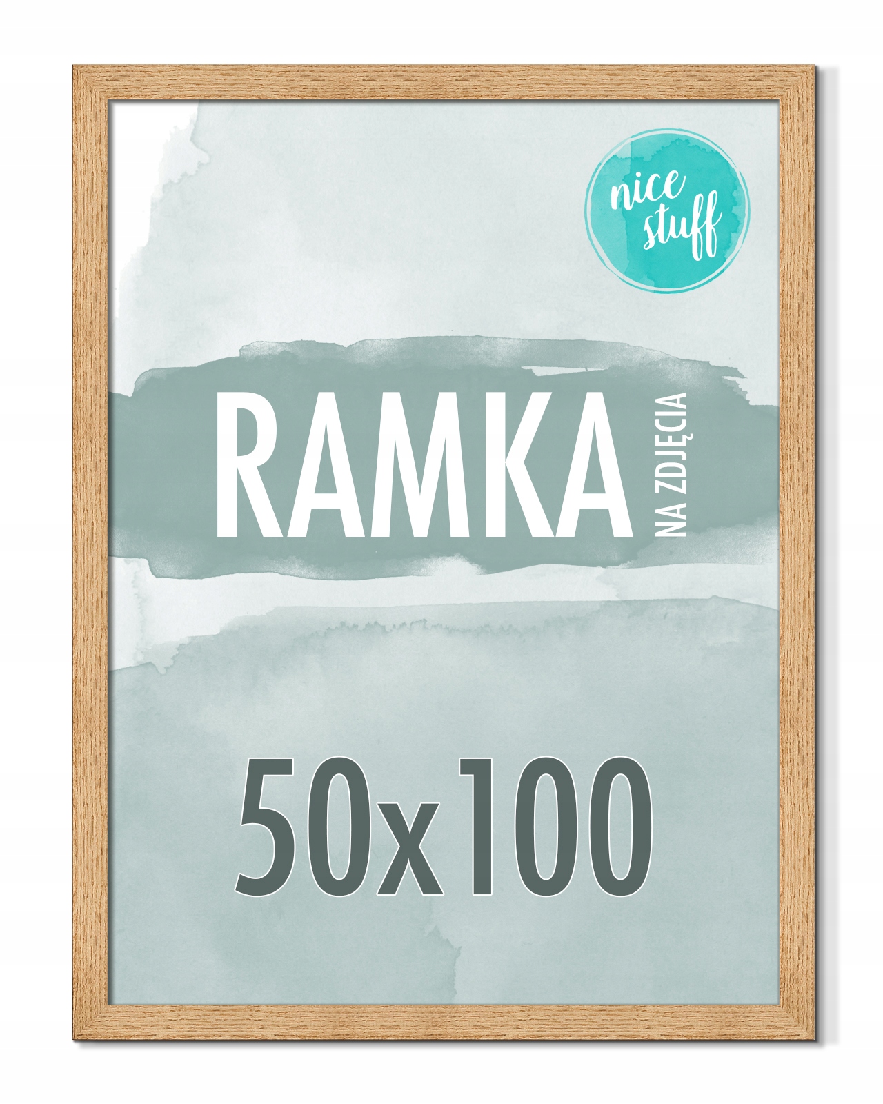 Ramka 50x100 Ramka Na Zdjęcia Ramki na zdjęcie wotan drewniany 100x50 cm