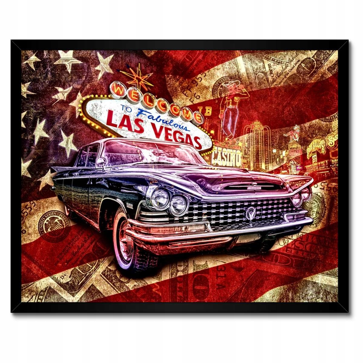 Plakáty v rámu 50x40 Welcome to Fabulous Las Vegas
