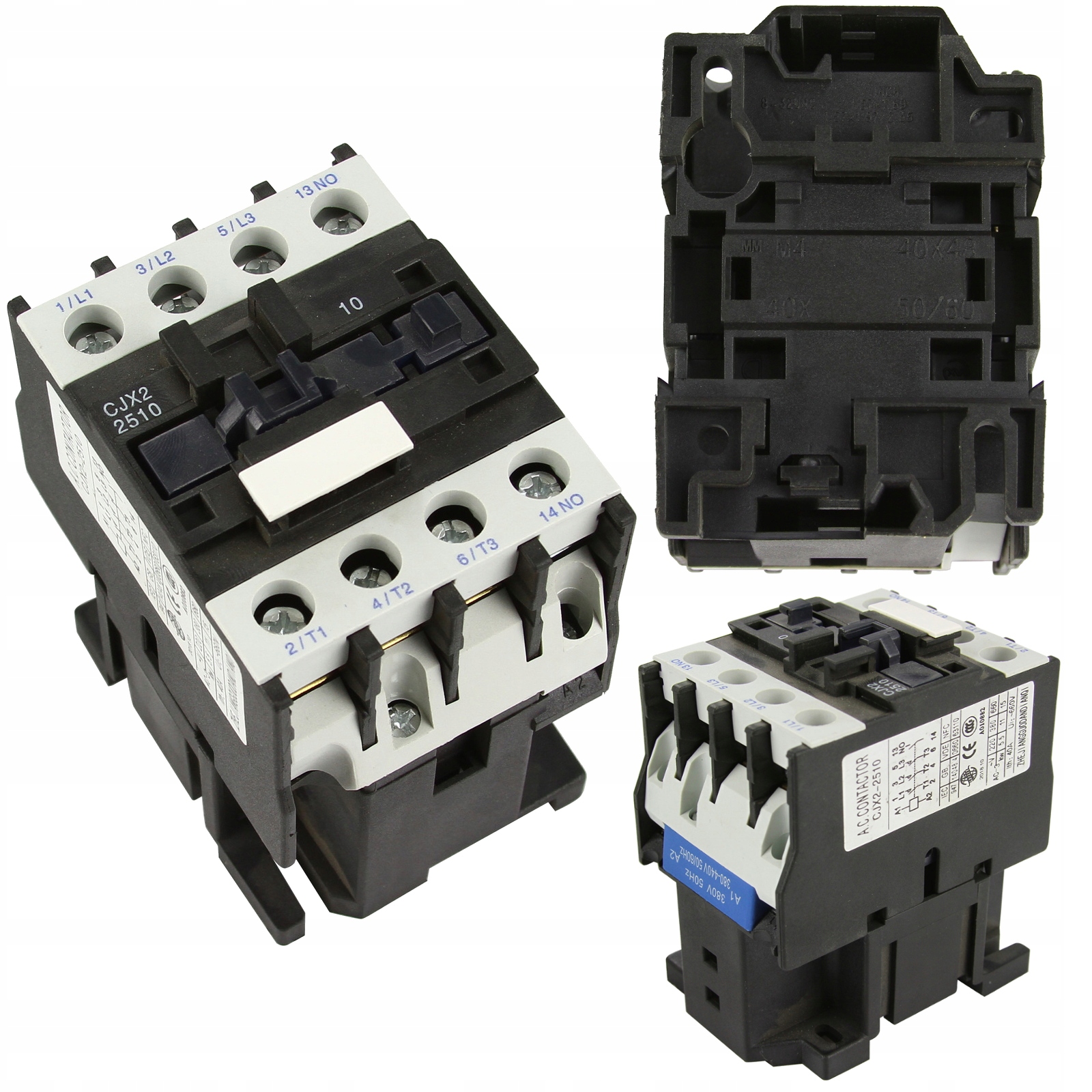 Stycznik Silnika Trójfazowego Kompresora Sprężarki CJX2-25 380V 7,5kW