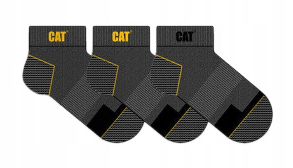 3szt Caterpillar CAT stopki robocze 43-46 szary Fason skarpetki