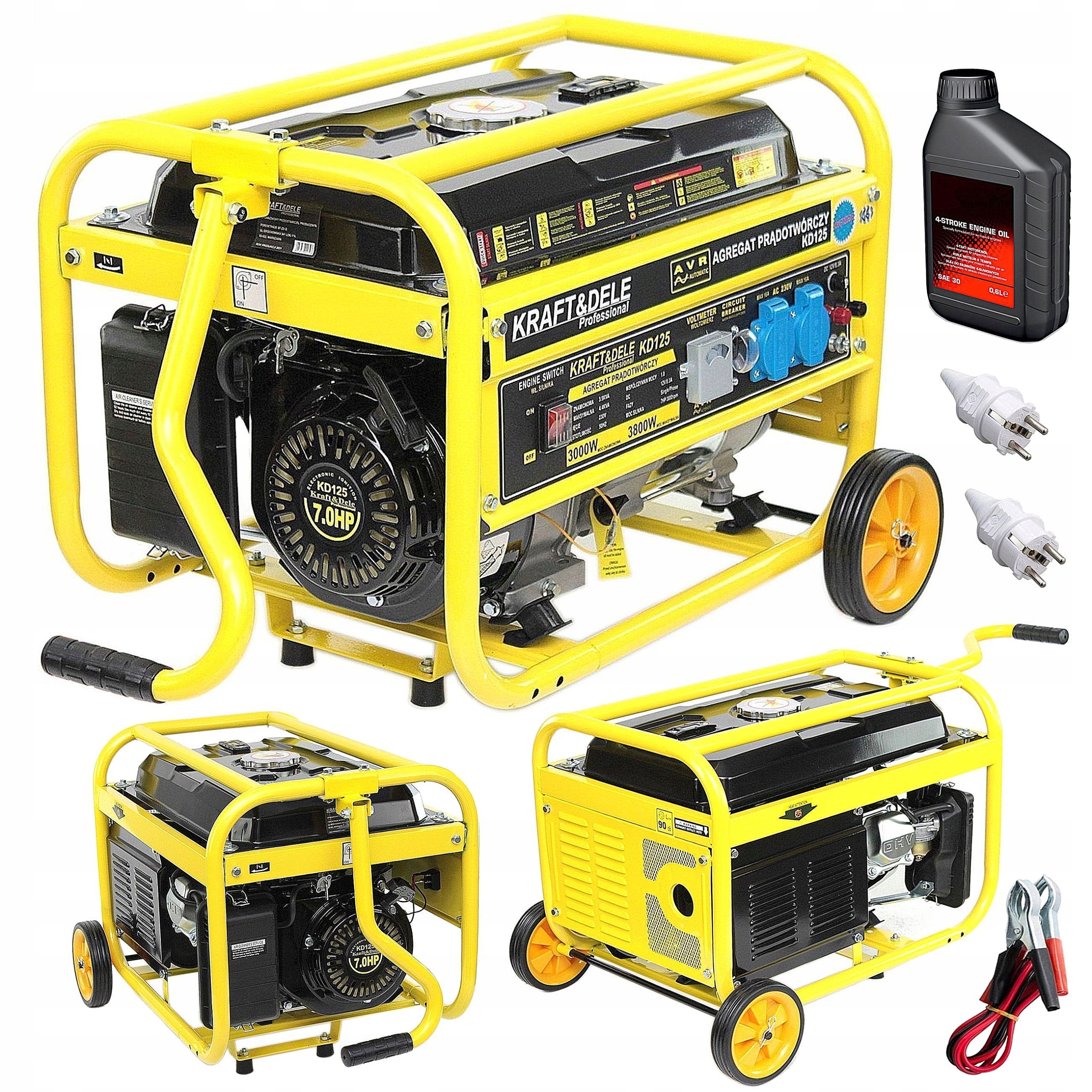 

Agregat Prądotwórczy Generator Prądu Kw 6500 Avr
