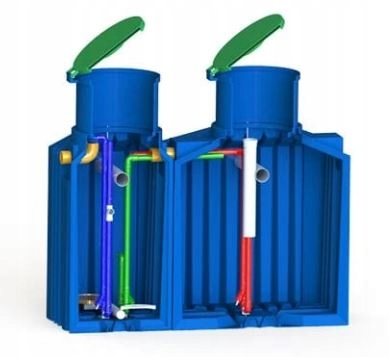 OCZYSZCZALNIA BIOLOGICZNA SBR 2500L 4 OSÓB