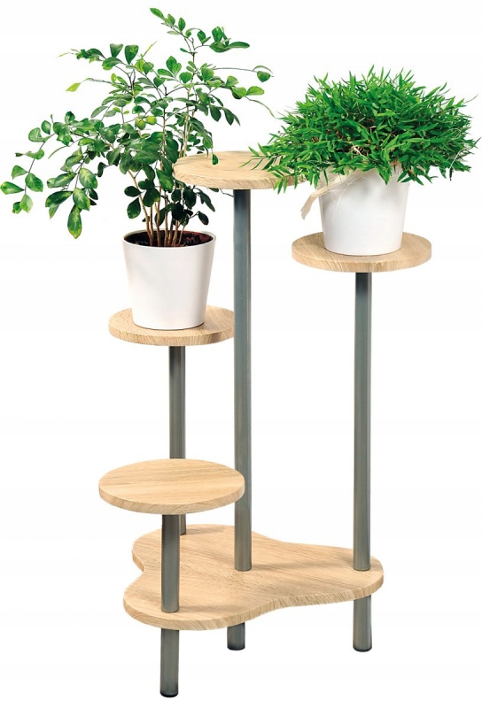 Stojan na květiny, dřevěný