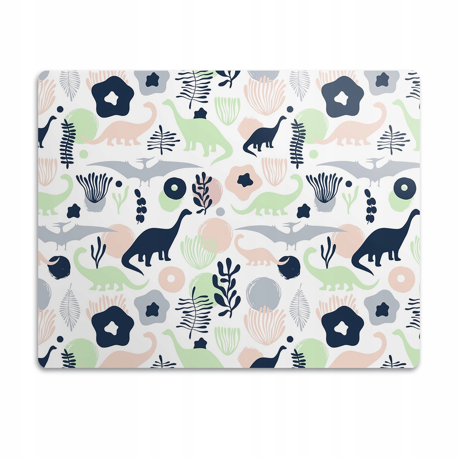 Levně Podložka pod misky pro psa a kočku Dinosaurus 90x60 cm