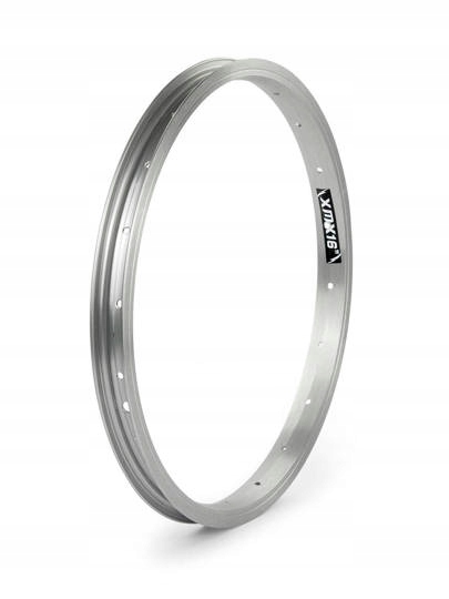 OBRĘCZ XMX 20" STOŻEK ALU 28-otw. SREBRNA