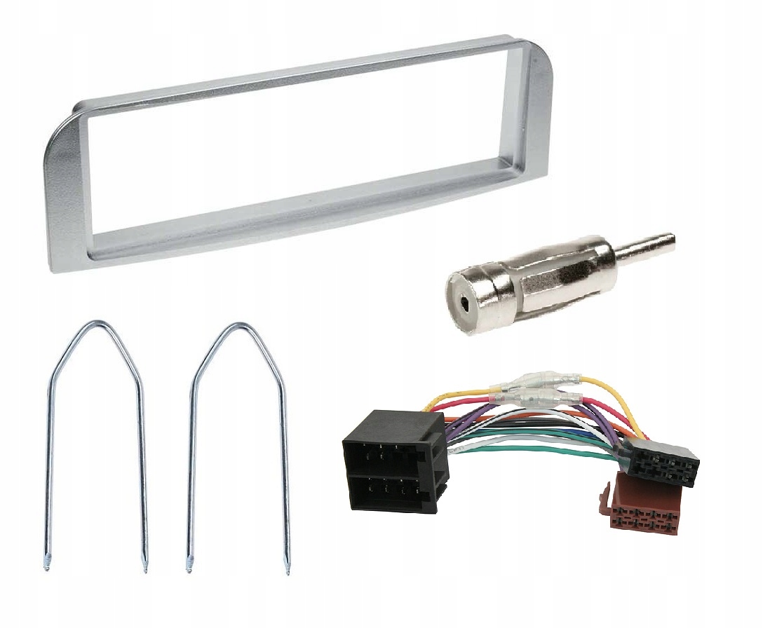 

Alfa Romeo 147 Ramka 1DIN Iso Klucze Antena Srebr.