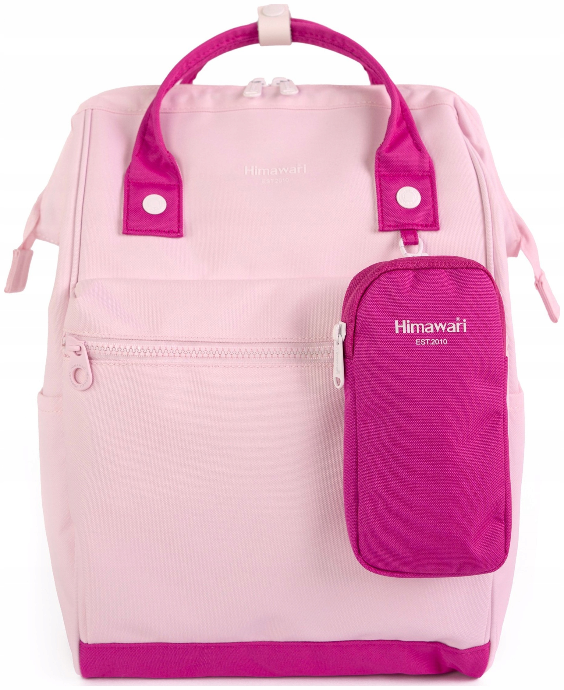 Batoh na notebook Himawari Task M – voděodolný organizér do práce Fuchsia