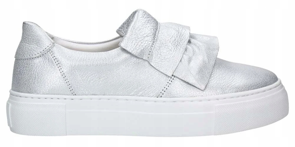 Marc O'Polo Dámské polobotky kožené, nazouvací velikost 40 stříbrná barva